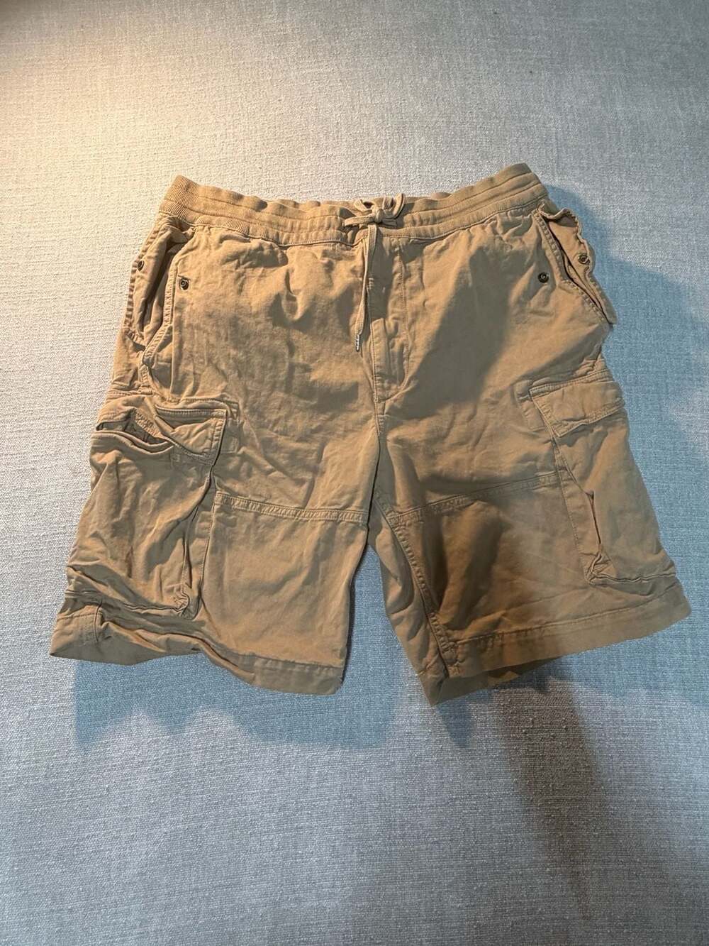 Polo Ralph Lauren Classic Fit 9 Inch Cargo Shorts Men Tan Brown Drawstring